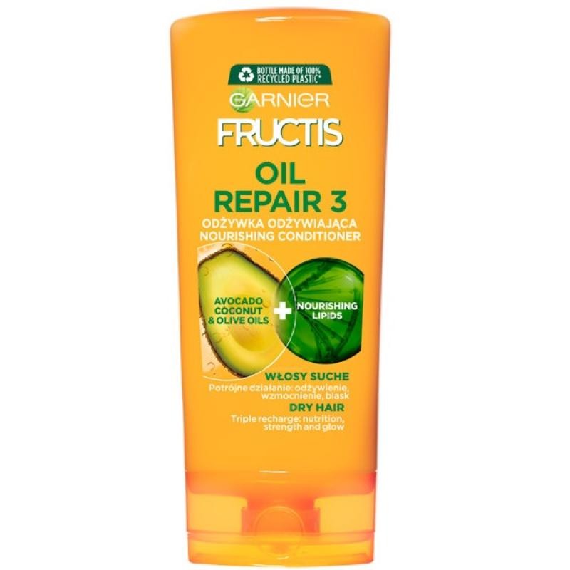 GARNIER New Fructis Oil Repair 3 balsamo per capelli secchi e fragili 200ml
