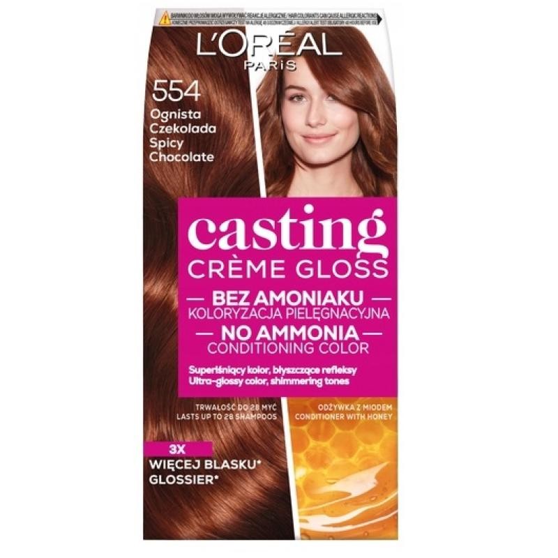 L'Oréal Paris Tintura per capelli Casting Creme Gloss 554 Fiery Chocolate