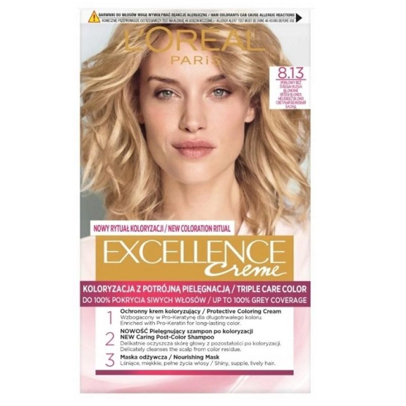 LOREAL Tintura per capelli Excellence Creme 813 Beige Perla