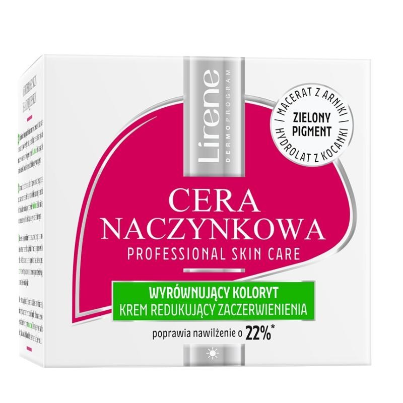 LIRENE Crema viso uniformante del tono della pelle vascolare 50ml