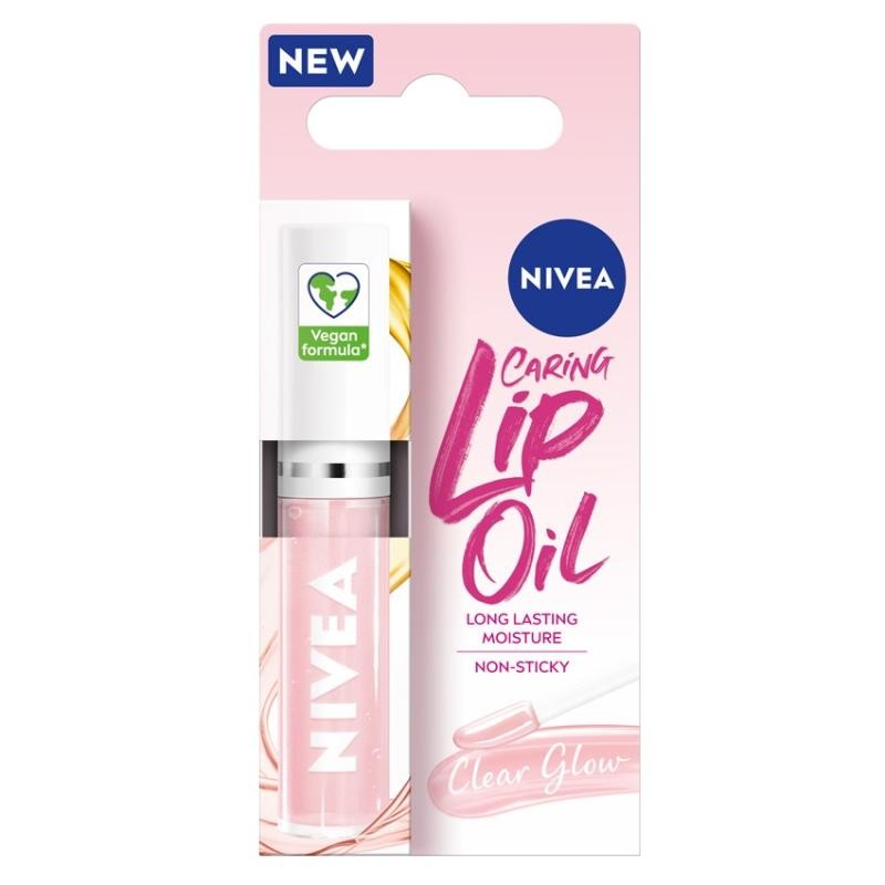 NIVEA Caring Lip Oil Clear Glow 55 ml