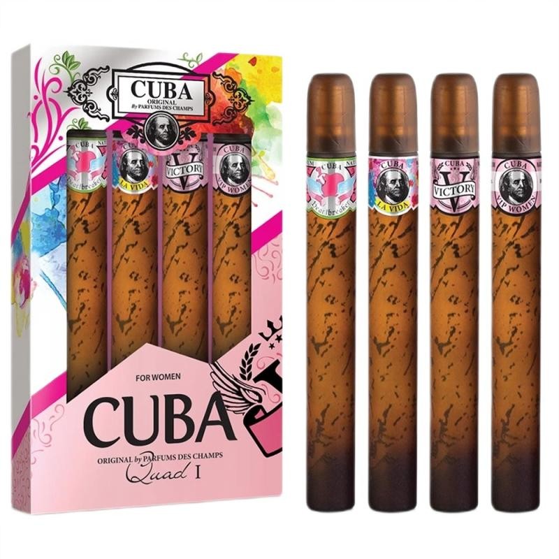 Cuba Quad I Set regalo da donna donna 140ml