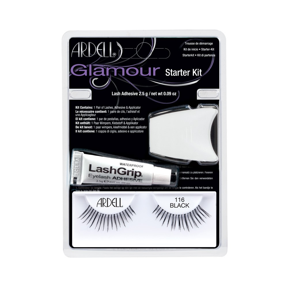 Ardell KIT INICIACION GLAMOUR set n101 demi black donna 3pz