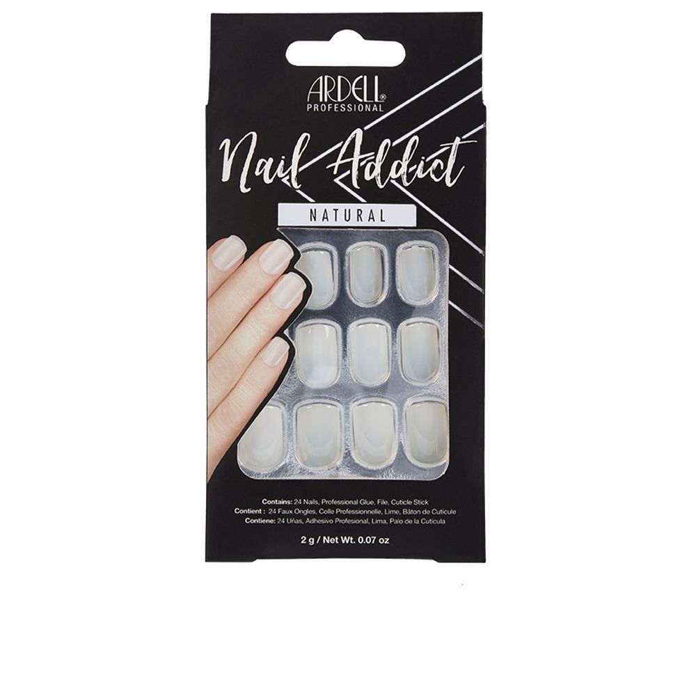 Ardell NAIL ADDICT natural squared 1 u unisex 1u