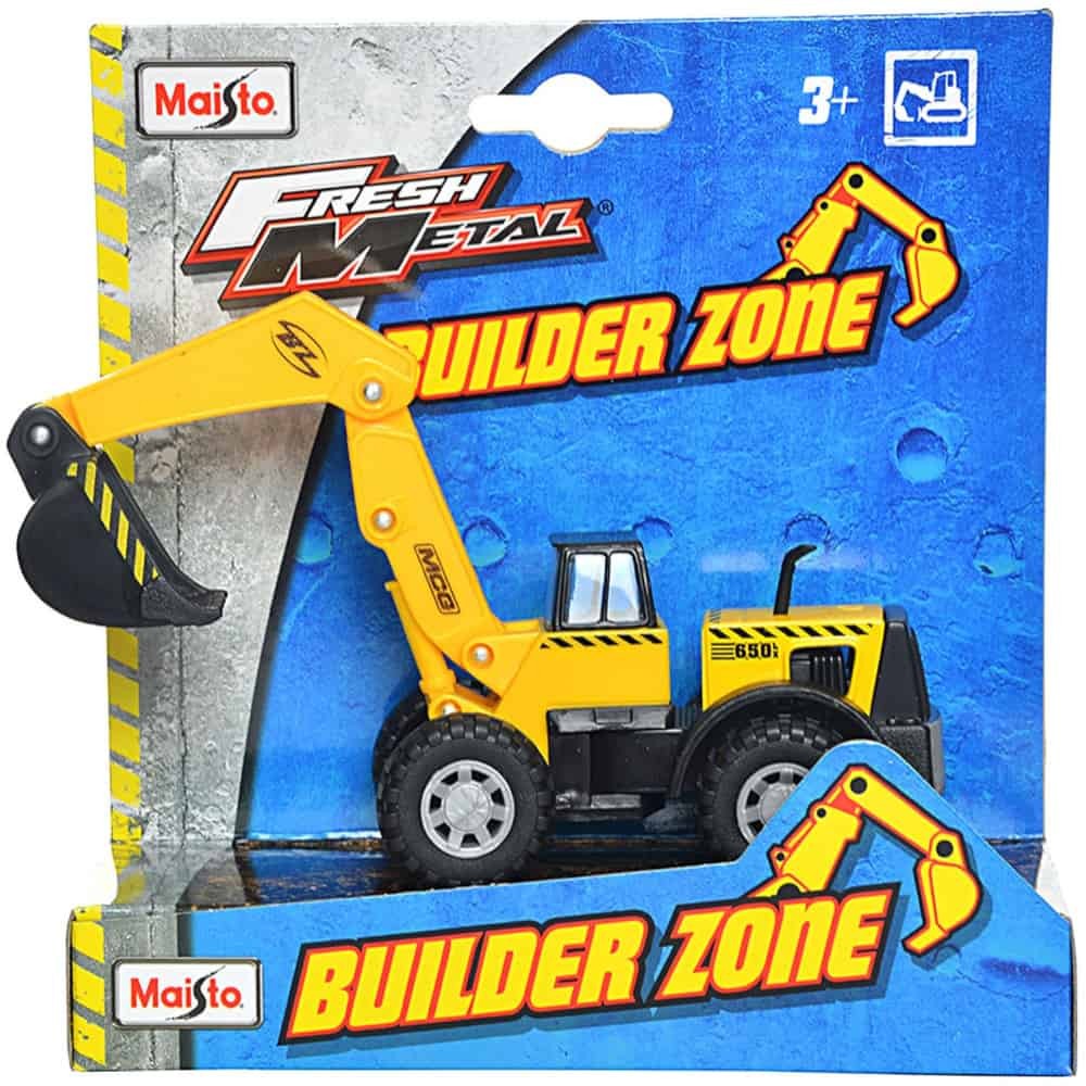 Maisto Fresh Metal Builder Zone Excavator Orange 1:24 3+ months