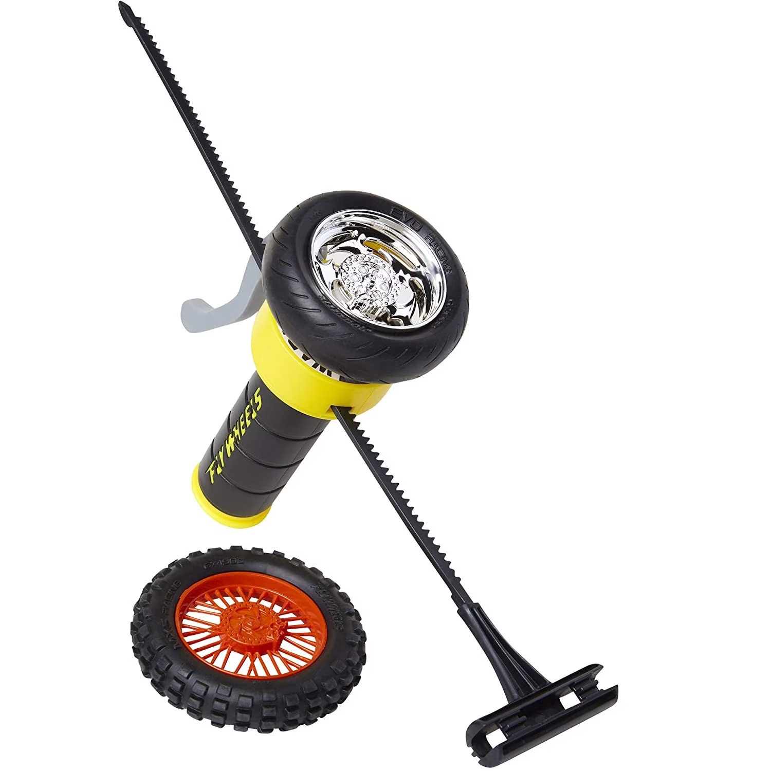Jakks Pacific 1 Tyre Ejector Street Shadow Jakks Pacific Fly Wheels Yellow For Boys uomo