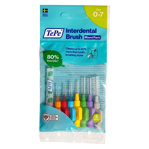 TePe Interdental Brush Original Mixed Pack 8 pcs Mix of interdental brushes donna