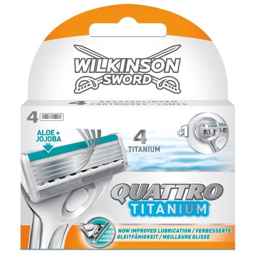Wilkinson Sword Quattro Essential 4 Replacement blade Uomo 4pcs