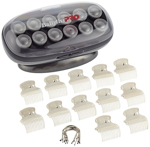 BaByliss PRO Professional heating JUMBO curlers 12 pcs BAB3025E donna