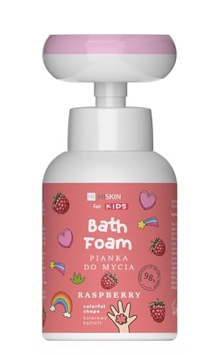 HISKIN Schiuma lavante mani e corpo per bambini Malinowa 300ml