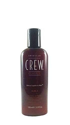 American Crew Classic Vegan Hair Shampoo Conditioner Shower Gel 3In1 For Moisturizing 100ml donna