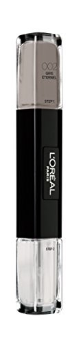 LOreal Paris Infallible Nail Polish 2In1 002 Gris Eternel 2 x 5ml donna