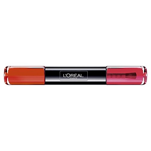 LOreal Paris Infallible GelEffect Nail Polish 2In1 013 Orange Extreme 2 x 5ml donna