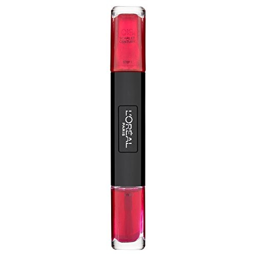 LOreal Paris Infallible Nail Polish 2In1 018 Scarlet Century 2 x 5ml donna