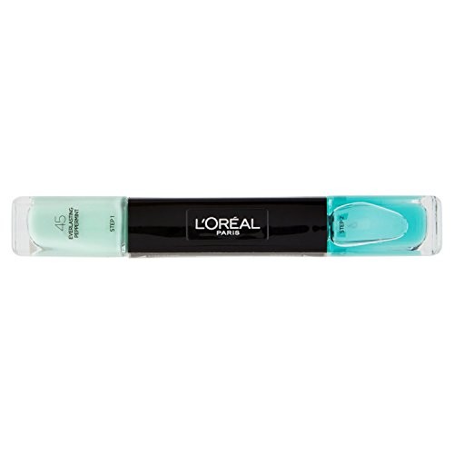 LOreal Paris Infallible GelEffect Nail Polish 2In1 45 Everlasting Peppermint 2 x 5ml donna