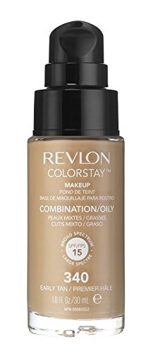 Revlon Mass Market COLORSTAY foundation combinationoily skin n340 earyly tan 30ml donna 30ml