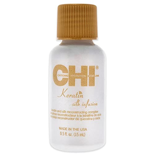 Farouk Systems Cura per capelli di seta nutriente con infuso di seta alla cheratina CHI alla cheratina 15ml Donna
