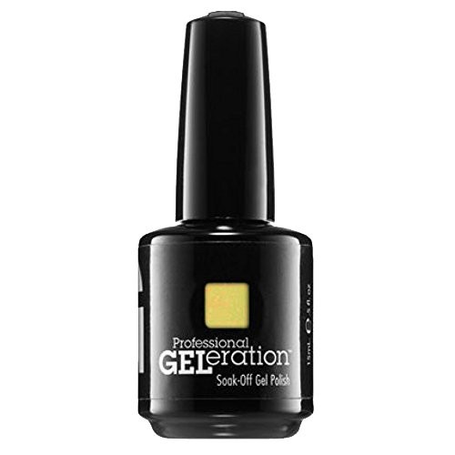 Jessica Geleration Colours SemiPermanent Nail Polish GEL788 Yellow Lightening 15ml donna