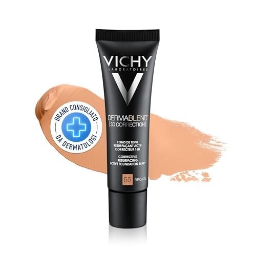 Vichy DERMABLEND 3D CORRECTION fond de teint resurfaant 55bronz Donna