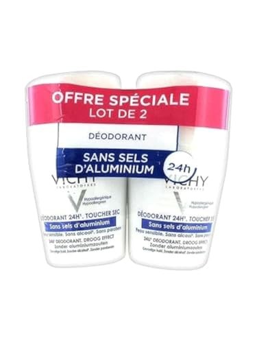 Vichy Deodorante 24h 2 pz Deodorante in sfera per pelli sensibili unisex 50ml