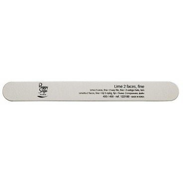 PEGGY SAGE Lima per unghie a 2 vie Lima per unghie a doppia faccia 400400 Bianca
