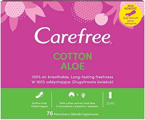 CAREFREE Cotton Feel Assorbenti normali Aloe 76 pezzi
