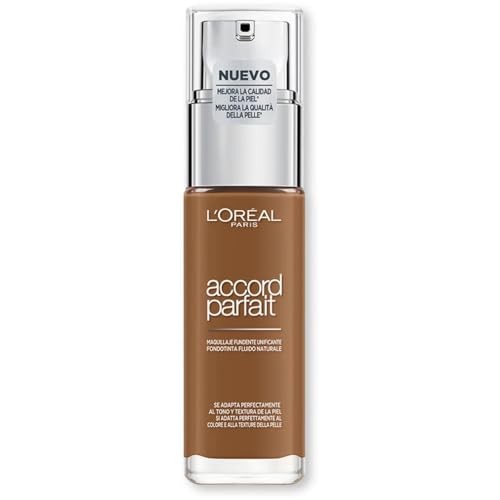 LOral Paris ACCORD PARFAIT foundation hyaluronic acid 10Ddeep golden 30 ml Donna