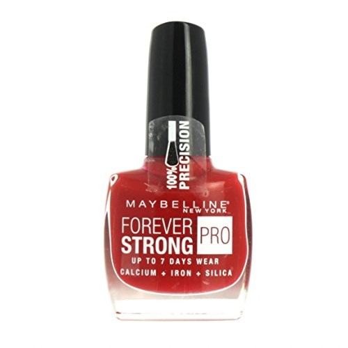 Maybelline Forever Strong Super Stay 7 Days Nail Polish 505 Red 10ml donna