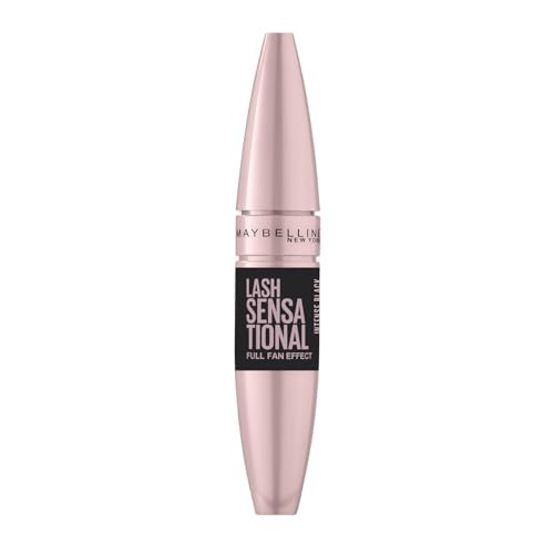 Maybelline LASH SENSATIONAL full fan effect mascara intense black 95 ml Donna
