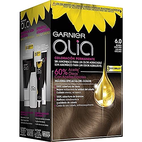 Garnier OLIA Coloracin Permanente 60 Rubio Oscuro 4 pz Unisex
