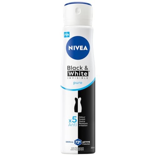 NIVEA Invisible BlackWhite spray antitraspirante 48H Pure 150ml