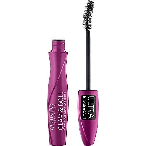 Catrice GLAMDOLL curl and volume mascara 010ultra black donna