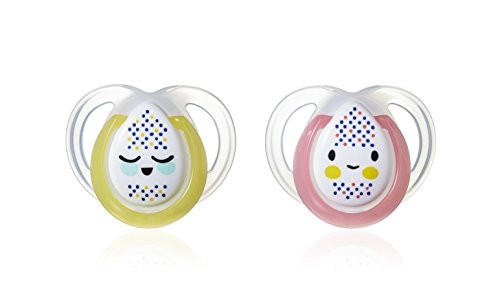 TOMMEE TIPPEE Night Time Succhietto 06 mesi 2 pezzi mix