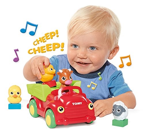 Tomy Sort N Pop Farmyard Friends Toy Car 12+ months