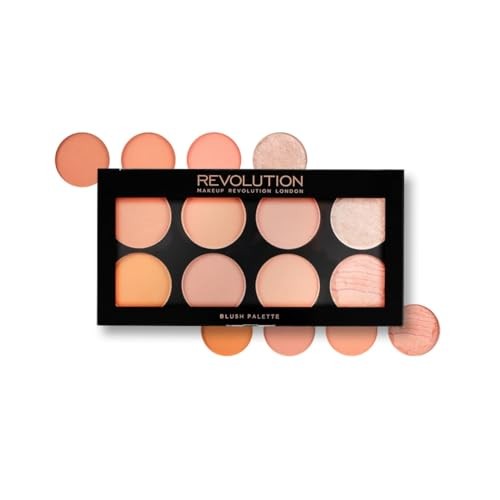 Makeup Revolution Palette di fard Ultra Blush e Contour Spezia piccante Donna
