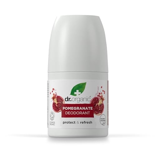 Dr Organic Pomegranate Deodorant Roll On 50ml Unisex