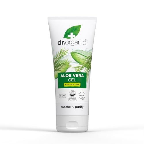 Dr Organic Gel Aloe Vera con Tea Tree 200ml Unisex