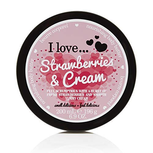 I love Burro Corpo Nutriente con Fragole e Crema Burro Corpo Nutriente 200ml 200ml Donna