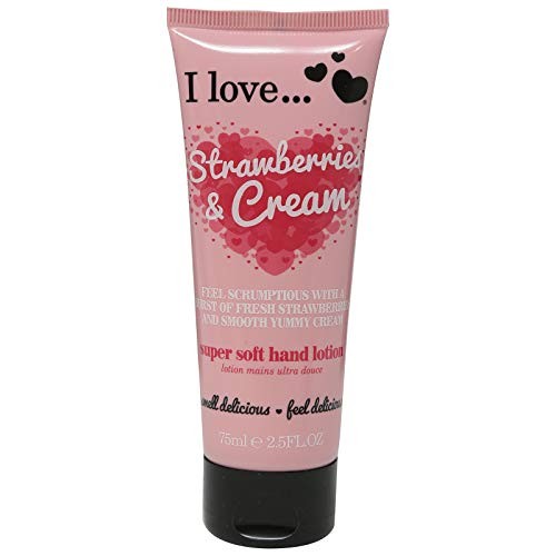 I love Lozione per le mani super morbida alle fragole e crema 75ml Donna