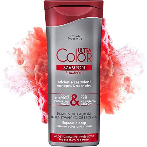 JOANNA Ultra Color System Shampoo For Red Cherry Hair shampoo che enfatizza le sfumature rosse e ciliegia 200ml