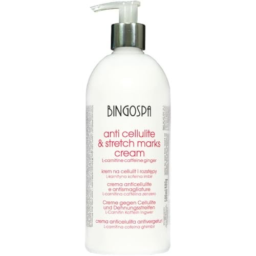 BINGO SPA Crema anticellulite e smagliature con Lcarnitina caffeina e zenzero 500ml