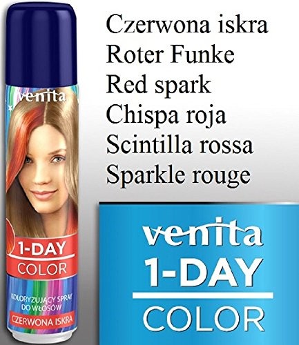 VENITA 1Day Color spray per capelli colorante Czerwona Iskra 50ml