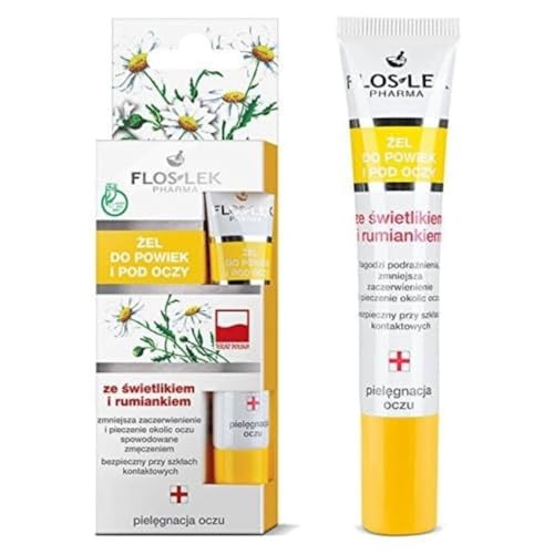 FLOSLEK Pharma Lid Under Eye Gel gel palpebre e sotto gli occhi con eufrasia e camomilla15ml