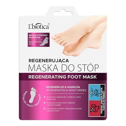 L Biotica Maschera Rigenerante Piedi Maschera per la rigenerazione e lidratazione dei piedi 10ks Donna