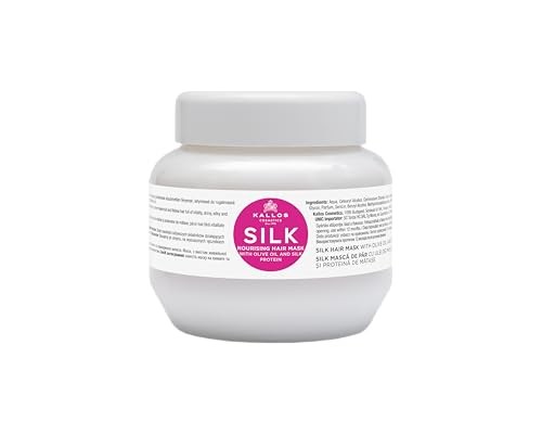 Kallos KJMN Maschera per capelli in seta con olio doliva e proteine della seta 275ml Donna