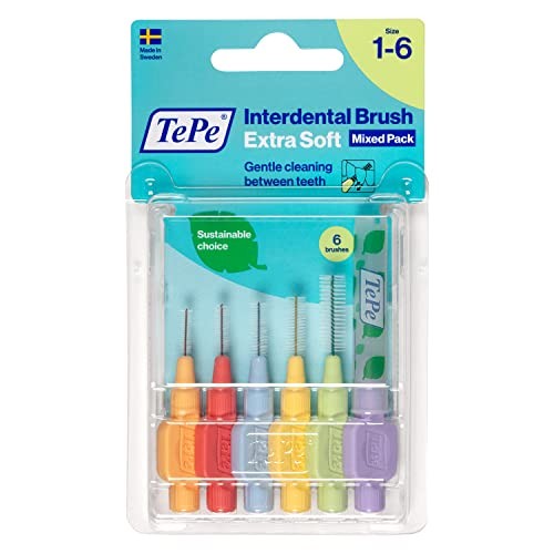 TePe Start MIX Extra Soft Intermittent Brushes 6 pcs donna