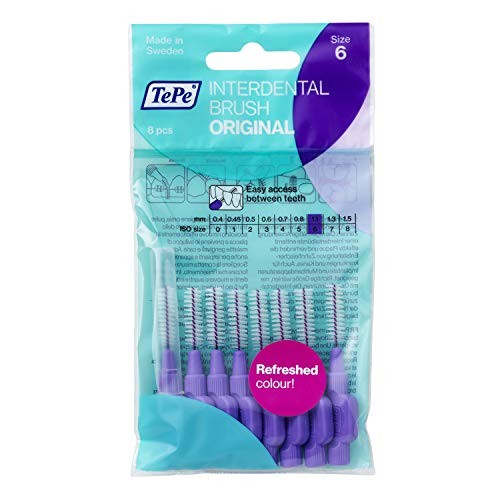 TePe Interdental Brush Normal 11 mm purple 8 pcs interdental toothbrushes donna