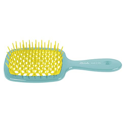 JANEKE Spazzola da parrucchiere Superbrush per districare i capelli TurcheseGiallo