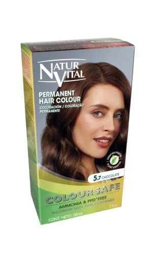 Natur Vital COLOURSAFE tinte permanente 57chocolate 150 ml Unisex