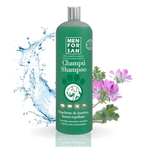 Men For San shampoo PERRO repelente de insectos con citronela 1000ml unisex
